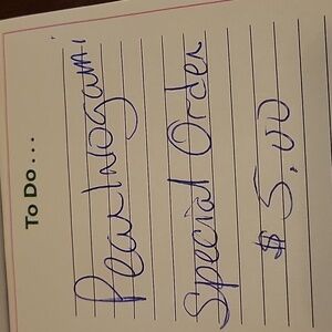 Special order keychain